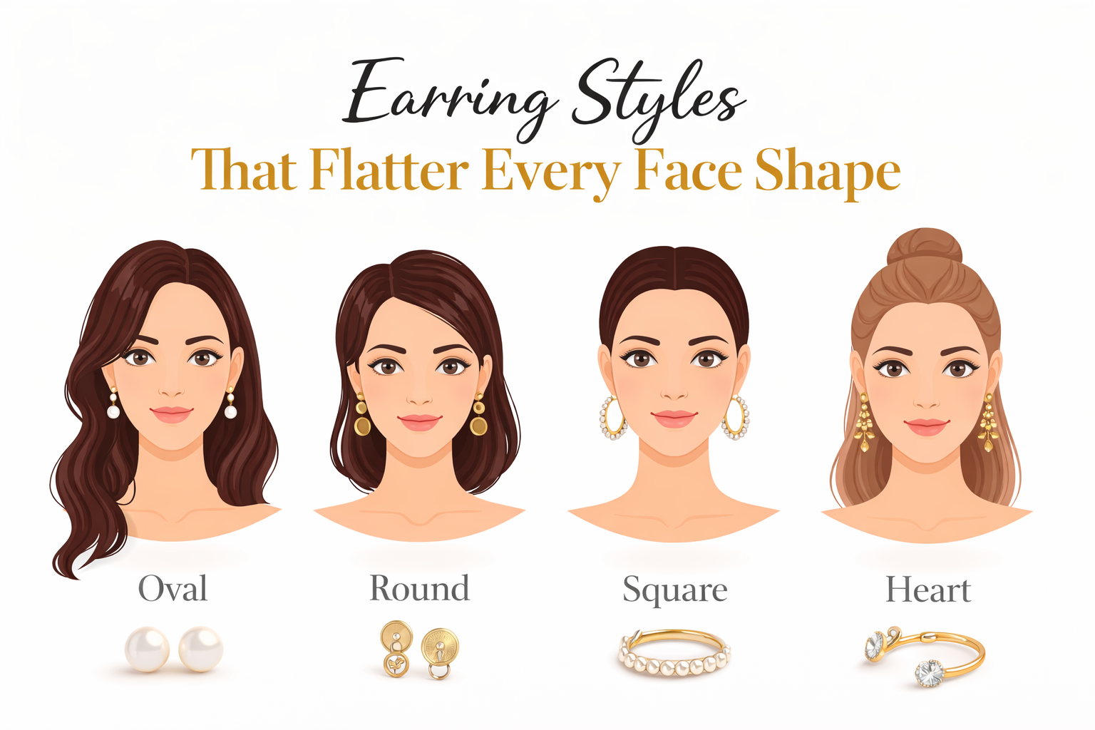   Earring Styles That Flatter Every Face Shape